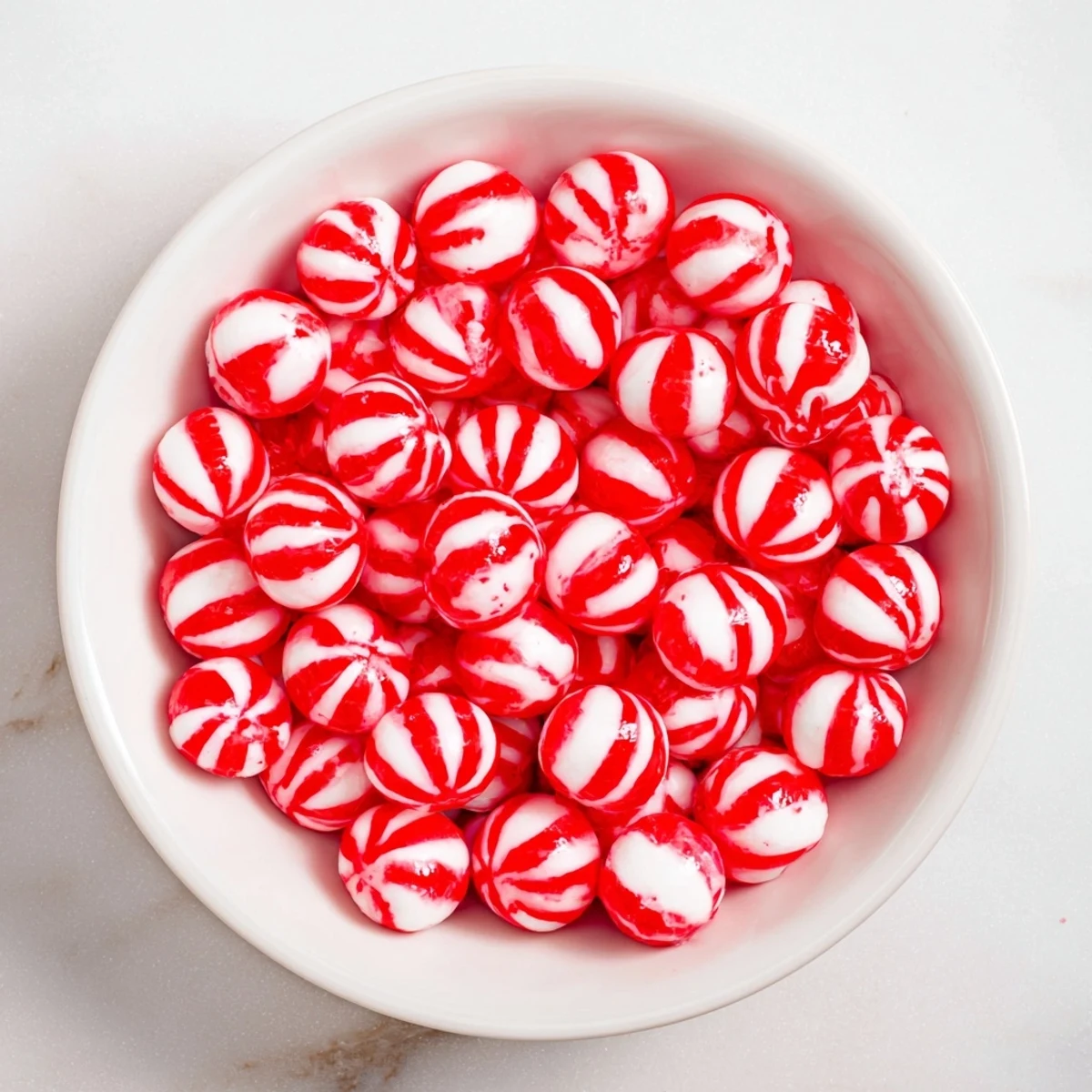 No-Bake Peppermint Candy Bowl