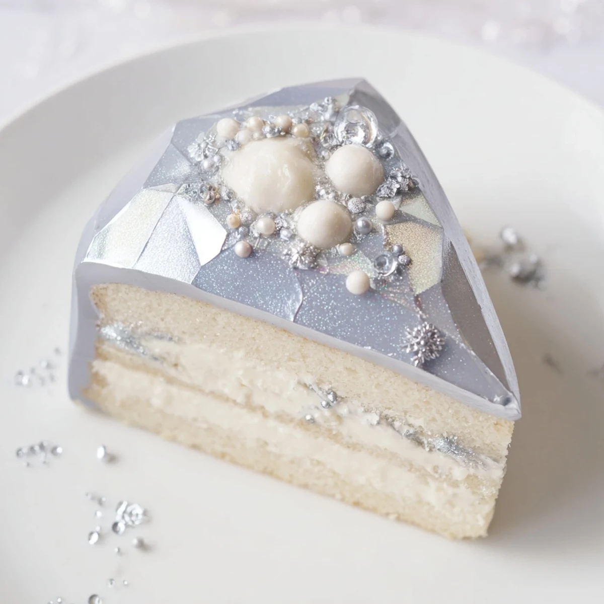 This diamond ring engagement board displays a celebratory cake, perfect for marking a special occasion.