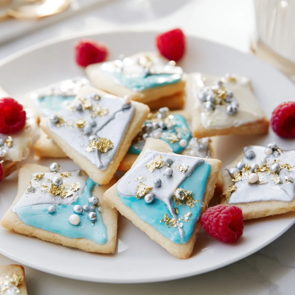 Diamond Dessert Tray Elegant Sweets