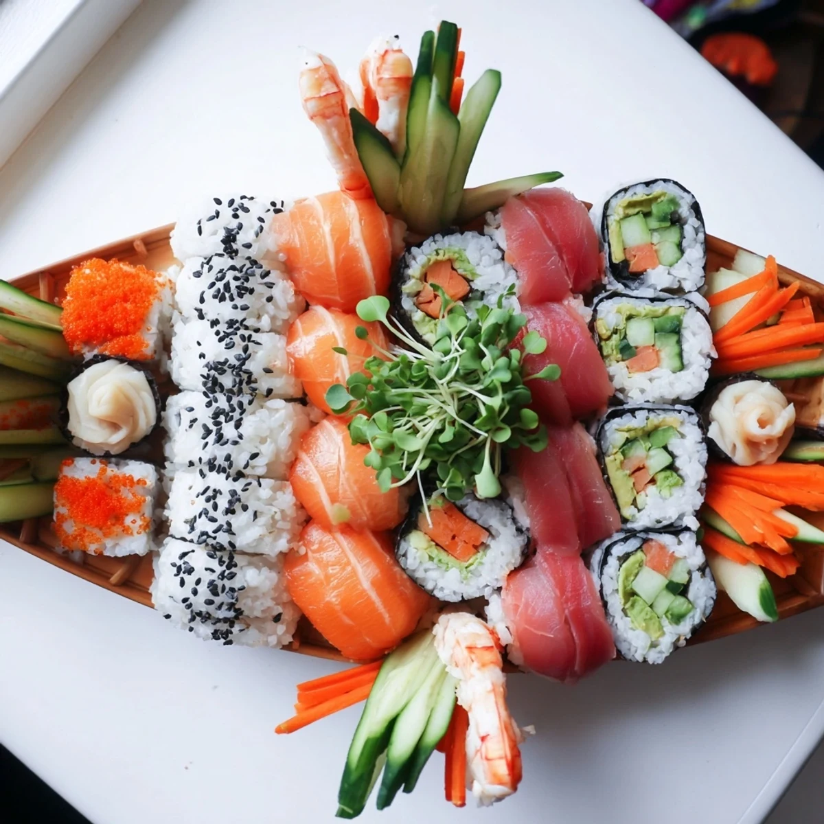 Sail Away Boat-Shaped Sushi