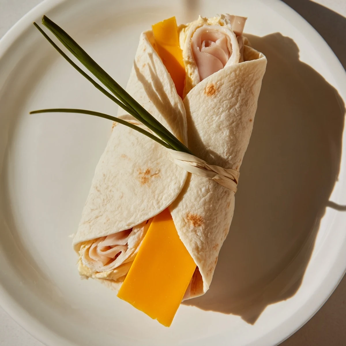 Graduation Cap Diploma Snack Wraps on a platter with rolled tortillas and tiny graduation caps, perfect appetizers.