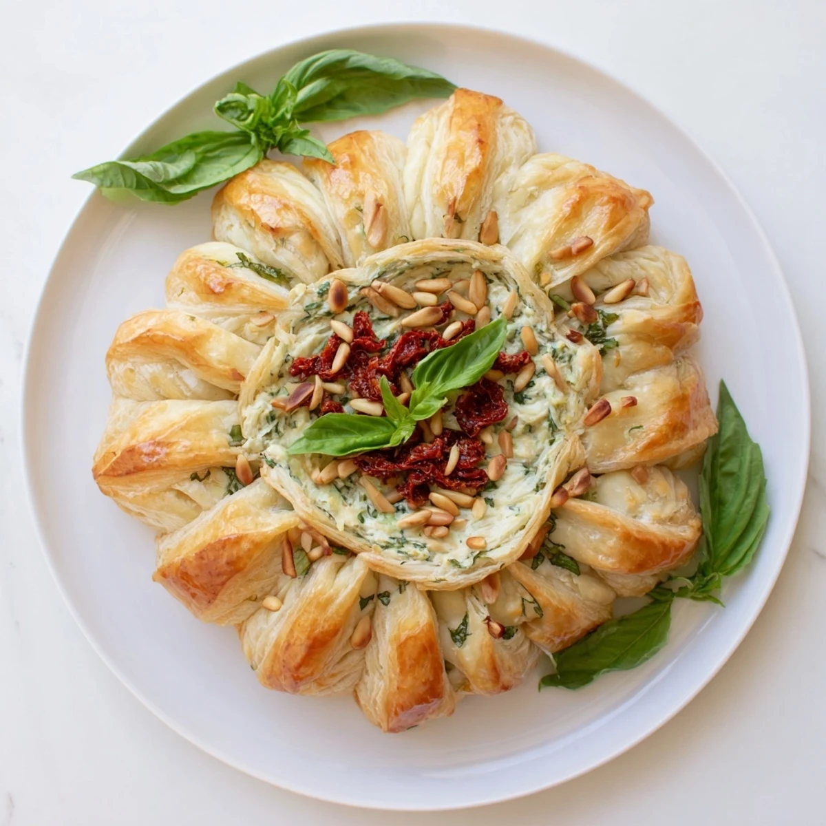 Poinsettia Puff Pastry