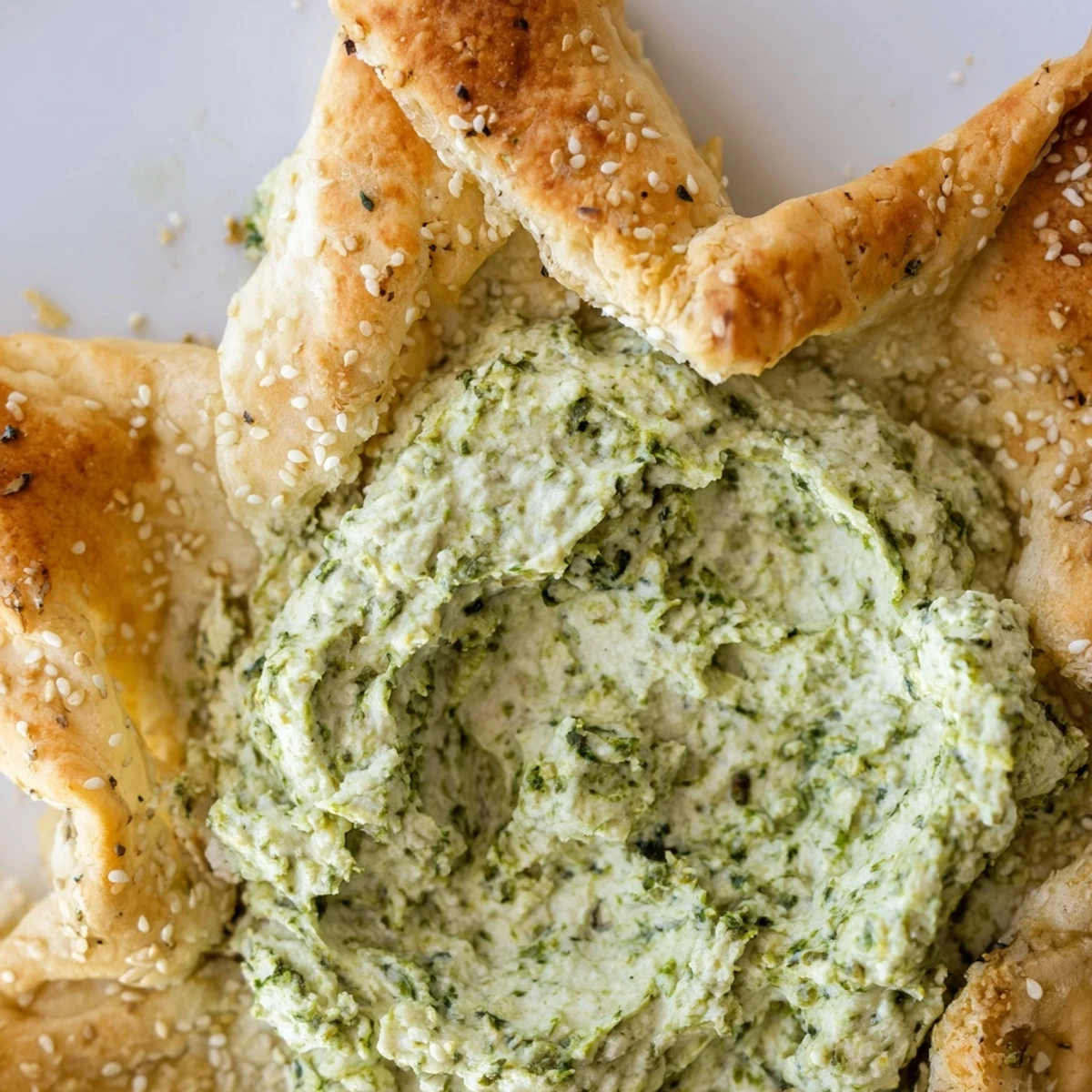 Star-Shaped Pesto Dip #100
