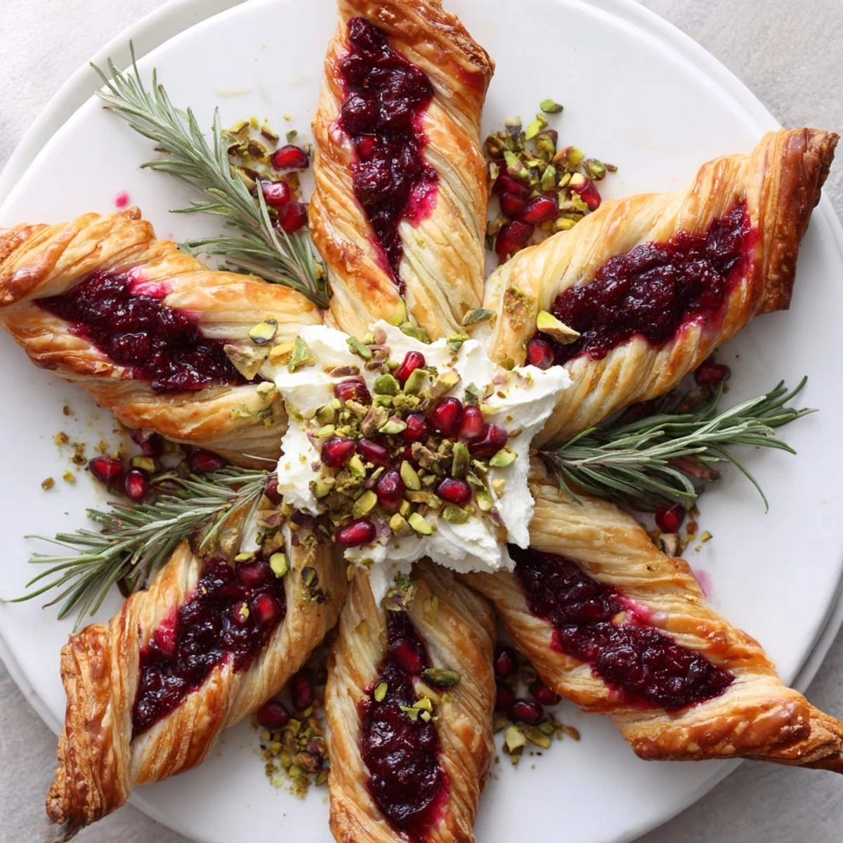 Cranberry Christmas Star