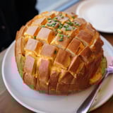 Warm, melted Pimento Cheese & Jalapeño Pull-Apart Grilled Cheese, with visible jalapeño slices.