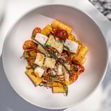 Baked Goat Cheese Pasta