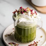 Cozy Peppermint Matcha Latte