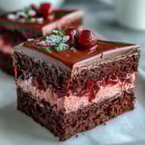 Layered vanilla cake with silky pink ombre buttercream and edible flowers, perfect for Mothers Day celebrations.