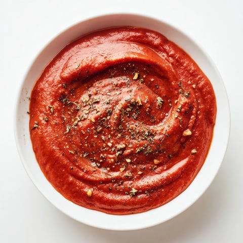 Rich and creamy Instant Creamy Marinara Hack simmering gently in a saucepan, ready for pasta.