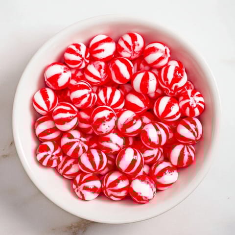 No-Bake Peppermint Candy Bowl