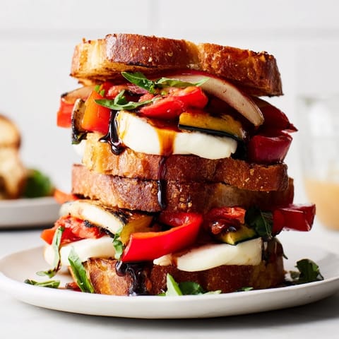 Sheet-Pan Roasted Veggie Caprese