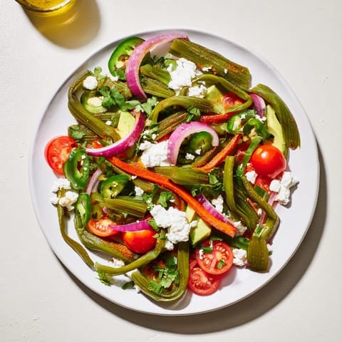 A close-up of a colorful Desert Cactus Taco Platter overflowing with fresh ingredients and flavors.