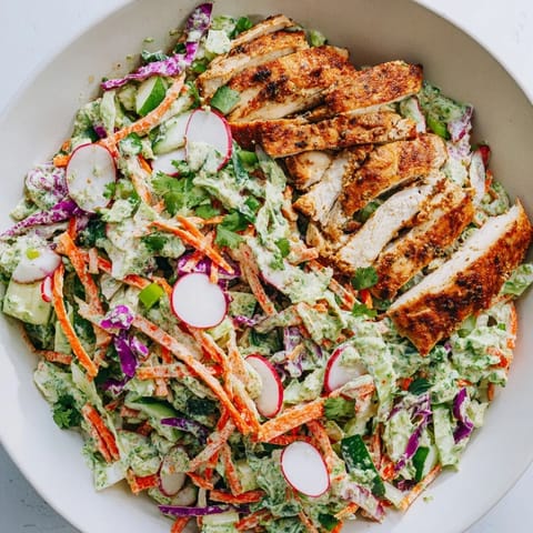 Green Goddess Cabbage Slaw