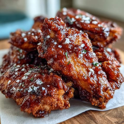Fried chicken wings tossed in tangy Buffalo sauce, served with creamy ranch dressing and fresh chives for dipping.