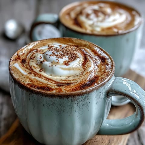 Steaming Hot Hojicha Latte in a white ceramic mug with a cozy, nutty aroma.