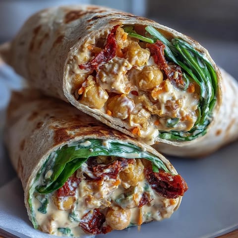 Vegan Creamy Sun-Dried Tomato Chickpea