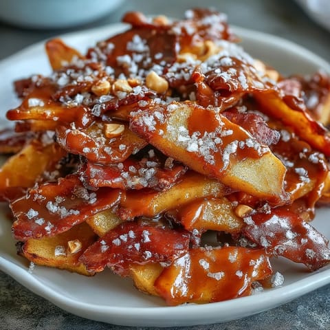 Candy Apple Nachos Caramel