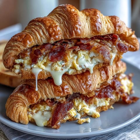 Easy Butter Croissant Sandwich