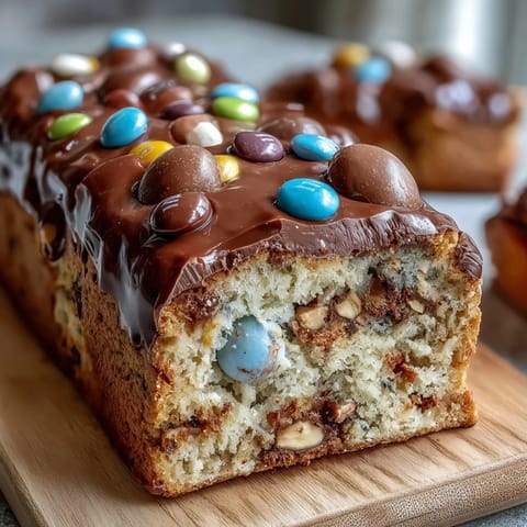 Soft and chewy Cadbury Egg Cookie Bars with pastel M&Ms, loaded with colorful Easter candy for a festive spring dessert.