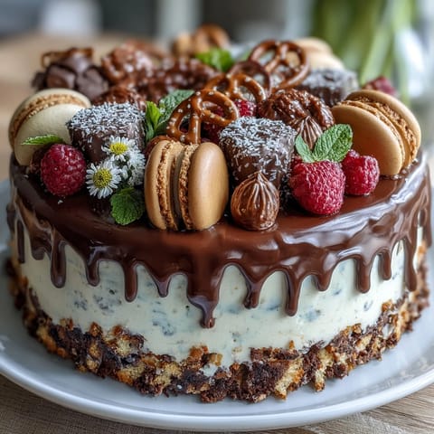 A vibrant grad party dessert board with colorful mini treats and cake slices arranged for celebration.