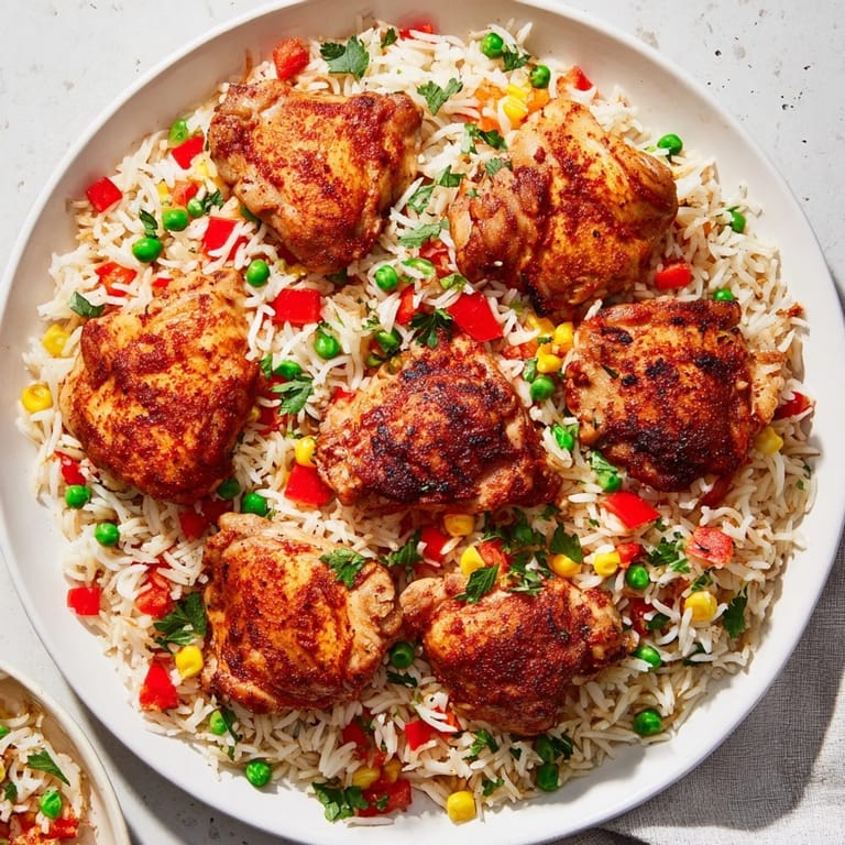 This homemade Smoked Paprika Chicken and Rice Casserole offers a warm, smoky, gluten-free, family-friendly meal.