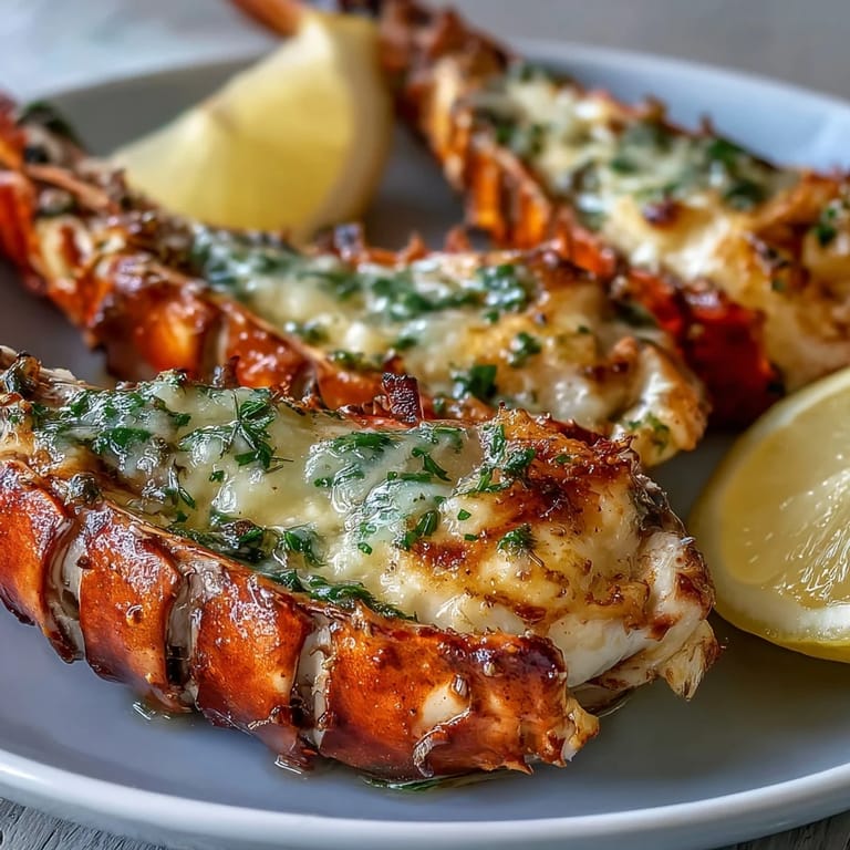 Buttery Keto Garlic Butter Crab Legs piled high on a platter, garnished with fresh parsley and lemon.