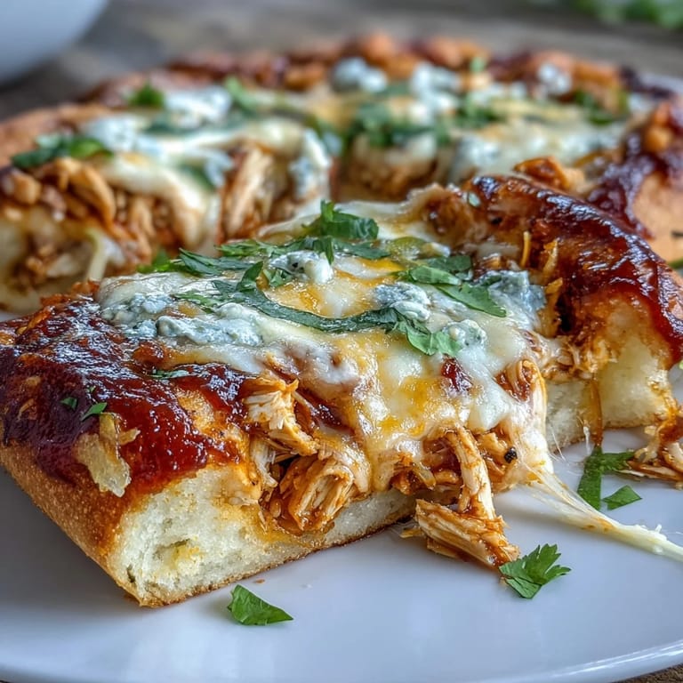 Crispy garlic naan crusts baked with enchilada sauce, cheddar cheese, and jalapeños, finished with a sour cream drizzle.