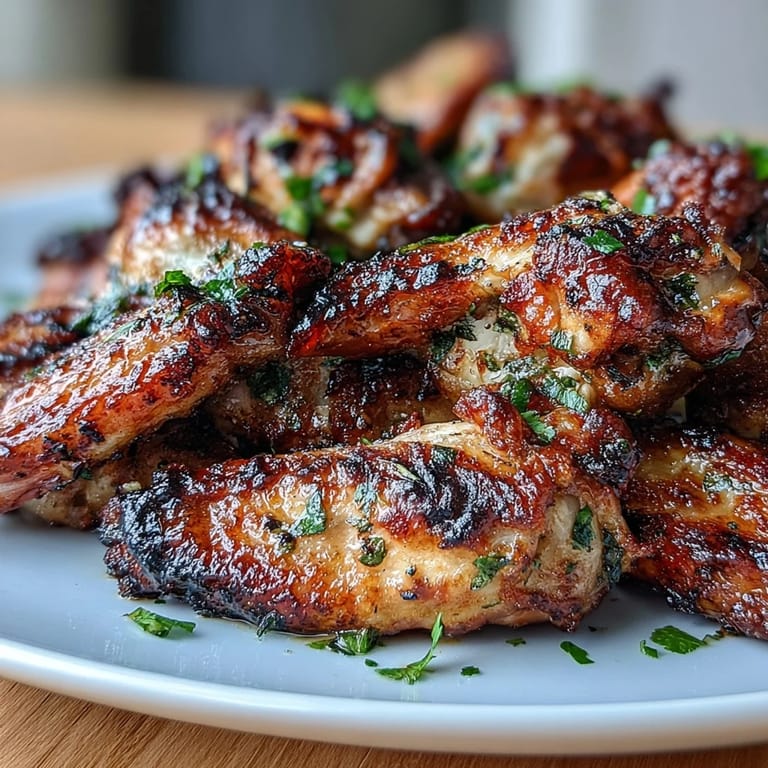 Savory garlic parmesan roasted wings with crunchy celery and cool ranch dressing, perfect for keto diets and game day snacking or dinner.