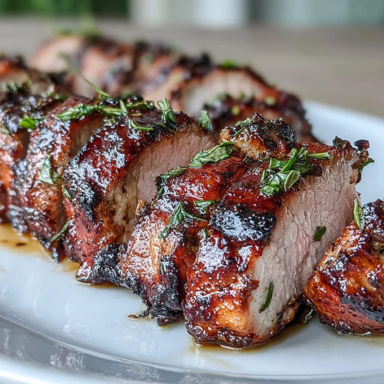 Bold jerk-spiced pork tenderloin with a caramelized crust and succulent interior, ideal for a vibrant Caribbean feast.